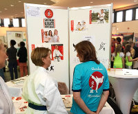 SKDM Karate - infostand beim Bürgerempfang